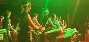 Gemuruh Pukulan Drum “Musik Taiko” Jepang di Ajang PKB