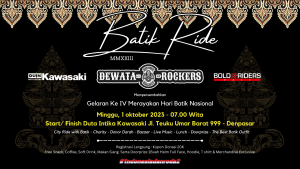 Dewata Rockers MG bersama Duta Intika Kawasaki dan Bold Rider Bali, Akan Gelar Batik Ride