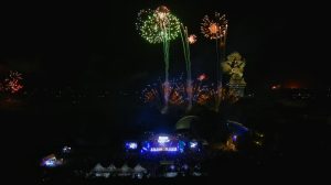 Gebyar Pesta Kembang Api GWK Bali Songsong Tahun Baru 2024
